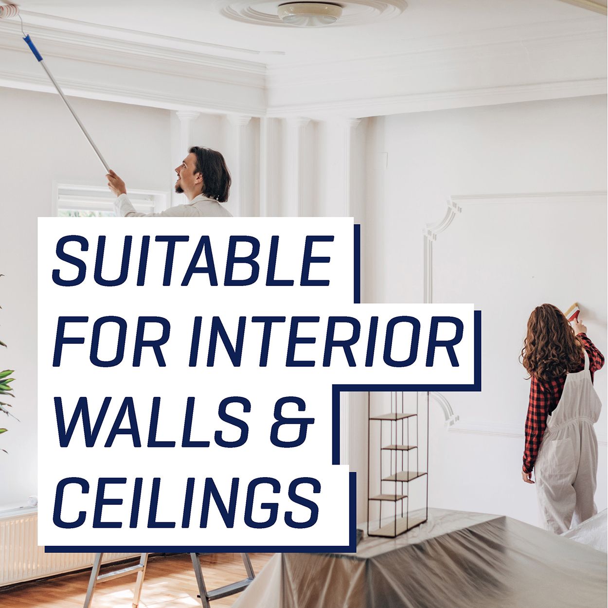 Johnstone's Trade - Vinyl Soft Sheen Paint - Brilliant White - 10L