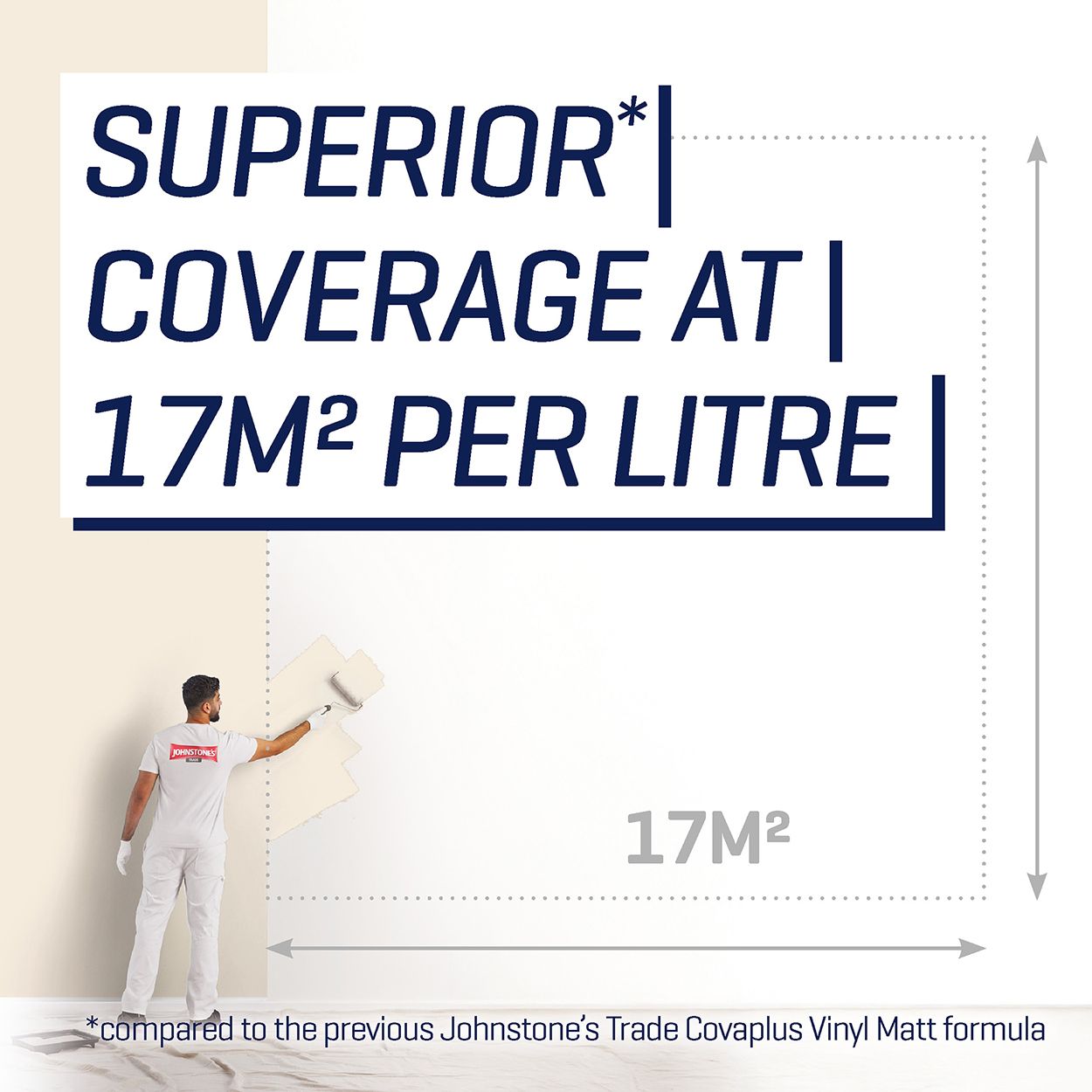 Johnstone's Trade - Covaplus Vinyl Matt Paint - Magnolia - 5L