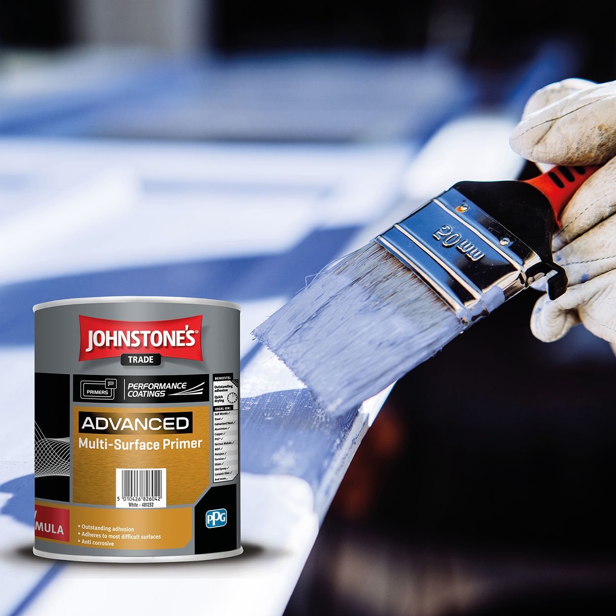 Johnstone's Trade - Advanced Multi Surface Primer - White - 1L