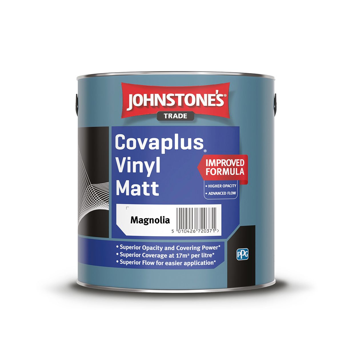 Johnstone's Trade - Covaplus Vinyl Matt Paint - Magnolia - 2.5L