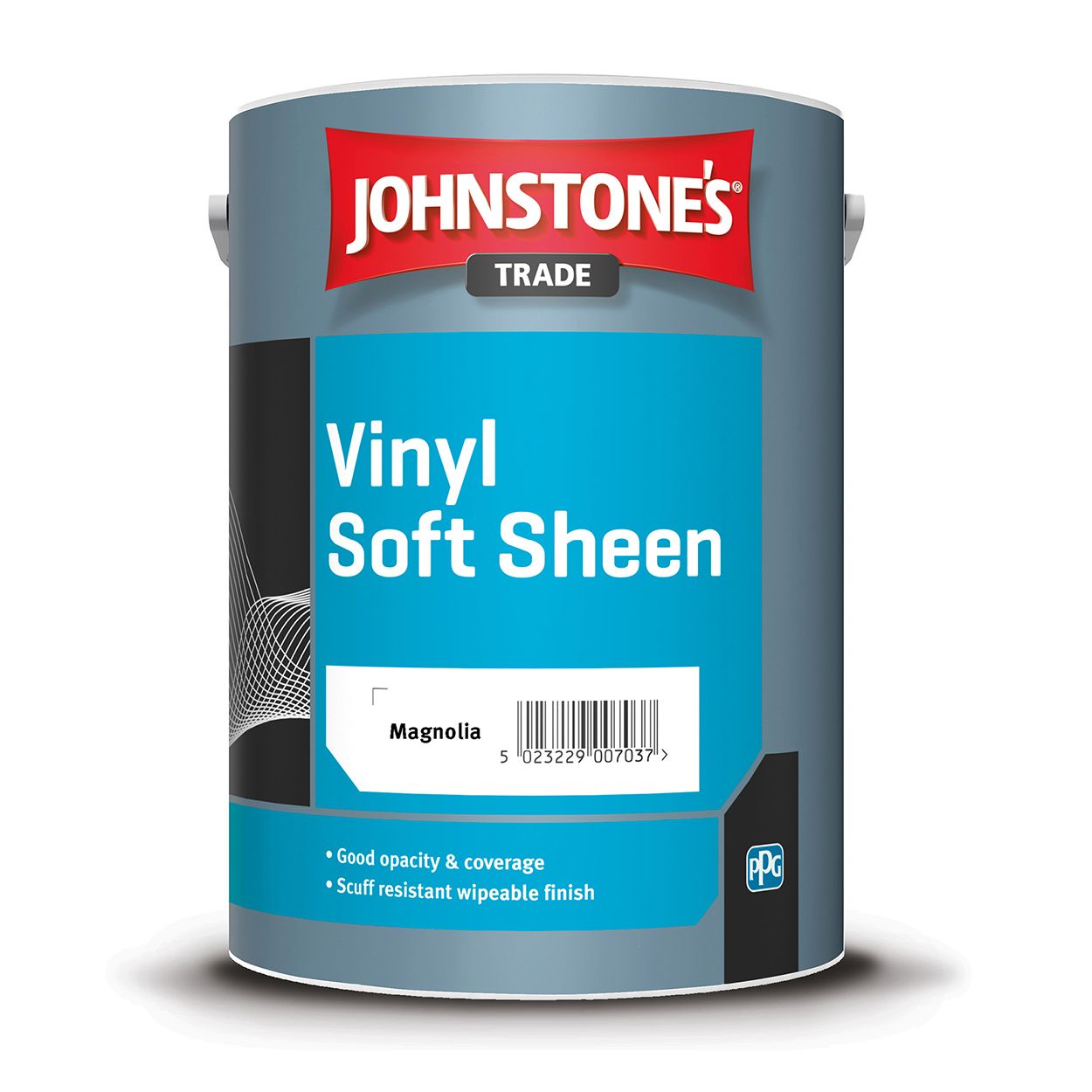 Johnstone's Trade - Vinyl Soft Sheen Paint - Magnolia - 5L