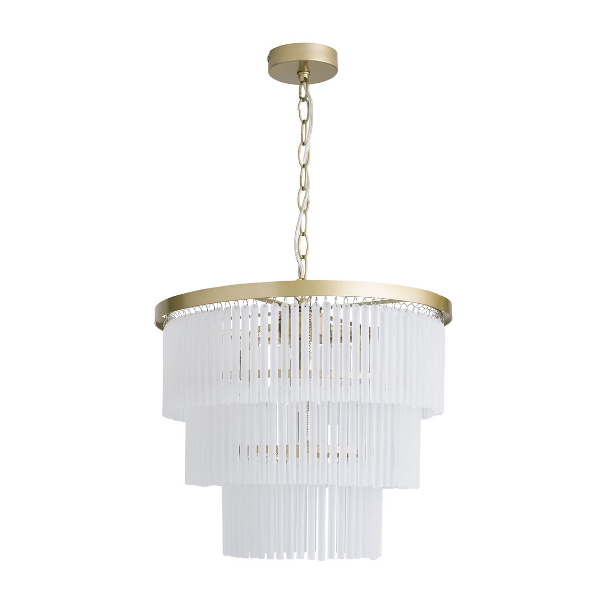 Lupin 5 Light Pendant Brass