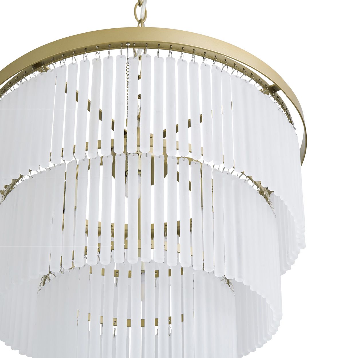 Lupin 5 Light Pendant Brass