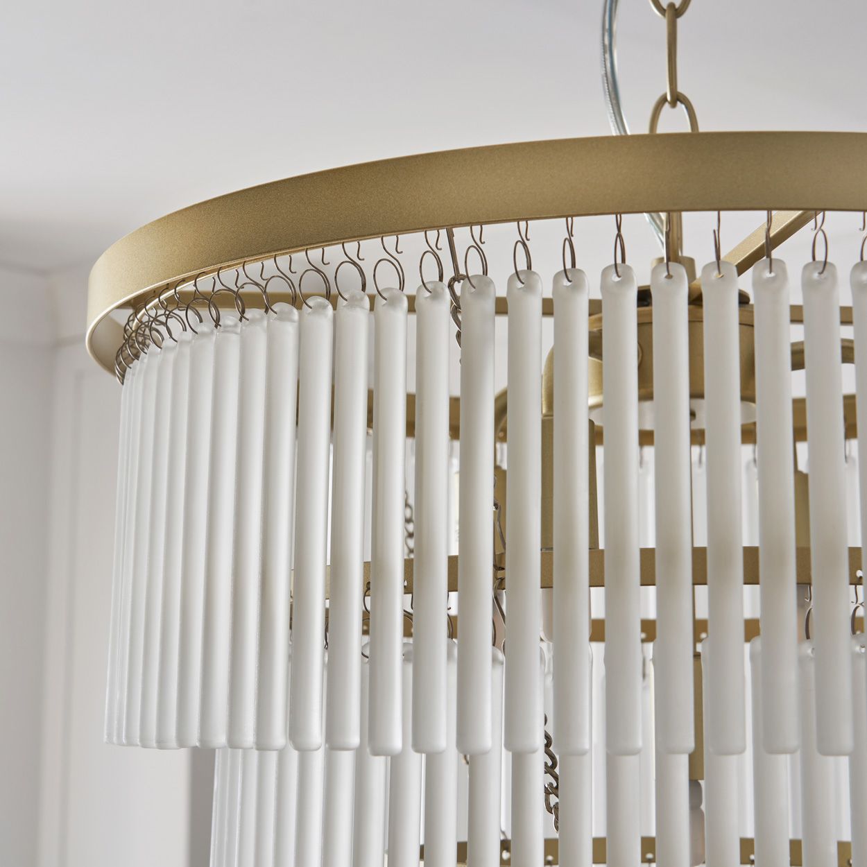 Lupin 5 Light Pendant Brass