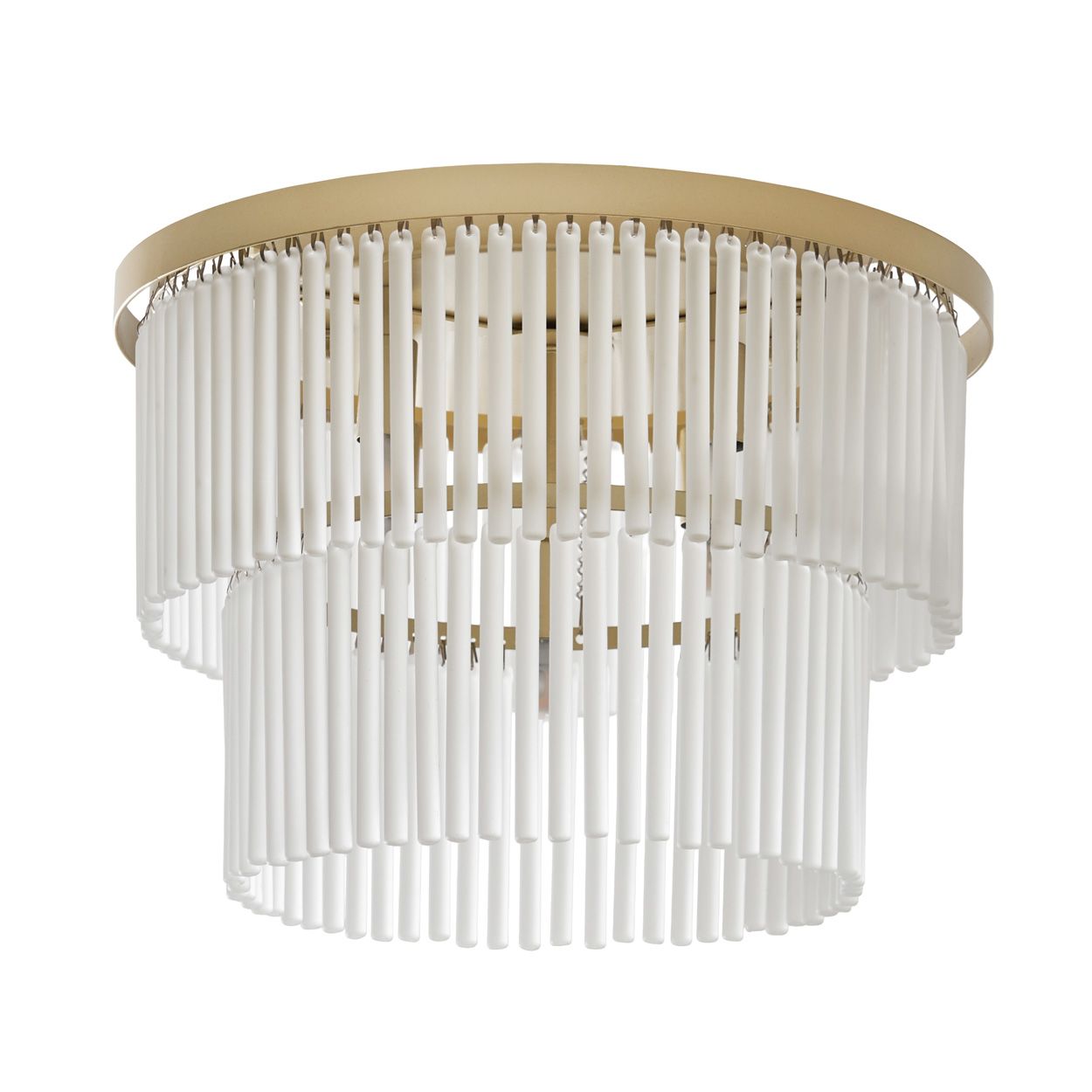 Lupin 5 Light 2 Tier Flush Brass