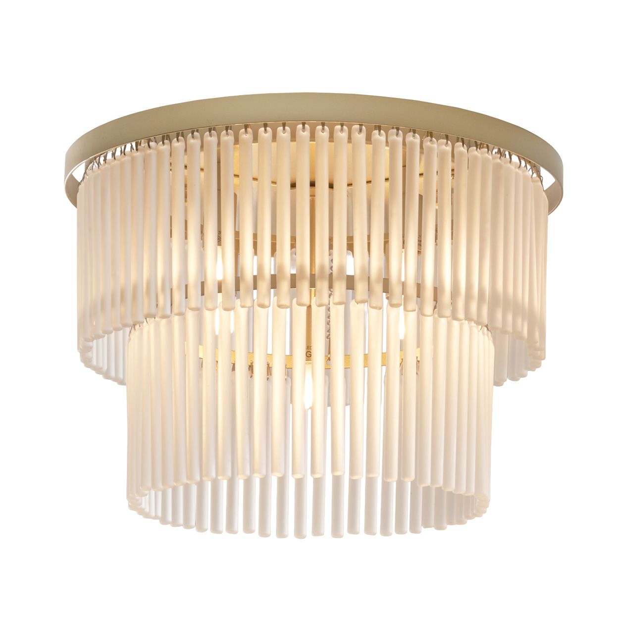 Lupin 5 Light 2 Tier Flush Brass