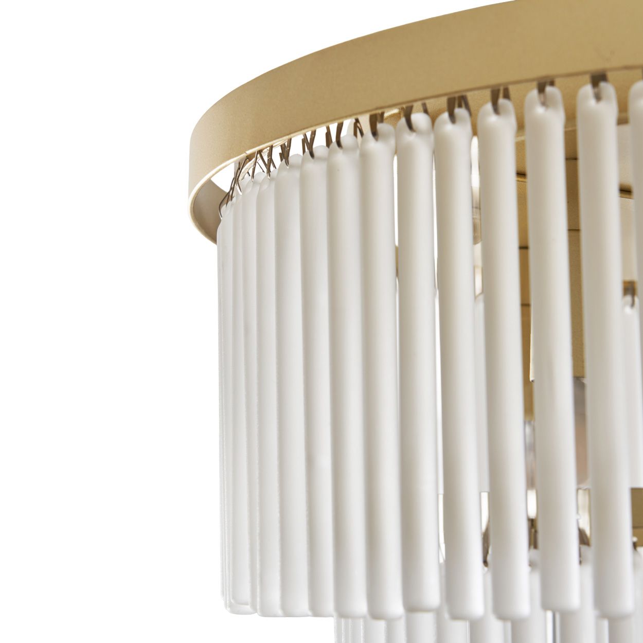 Lupin 5 Light 2 Tier Flush Brass