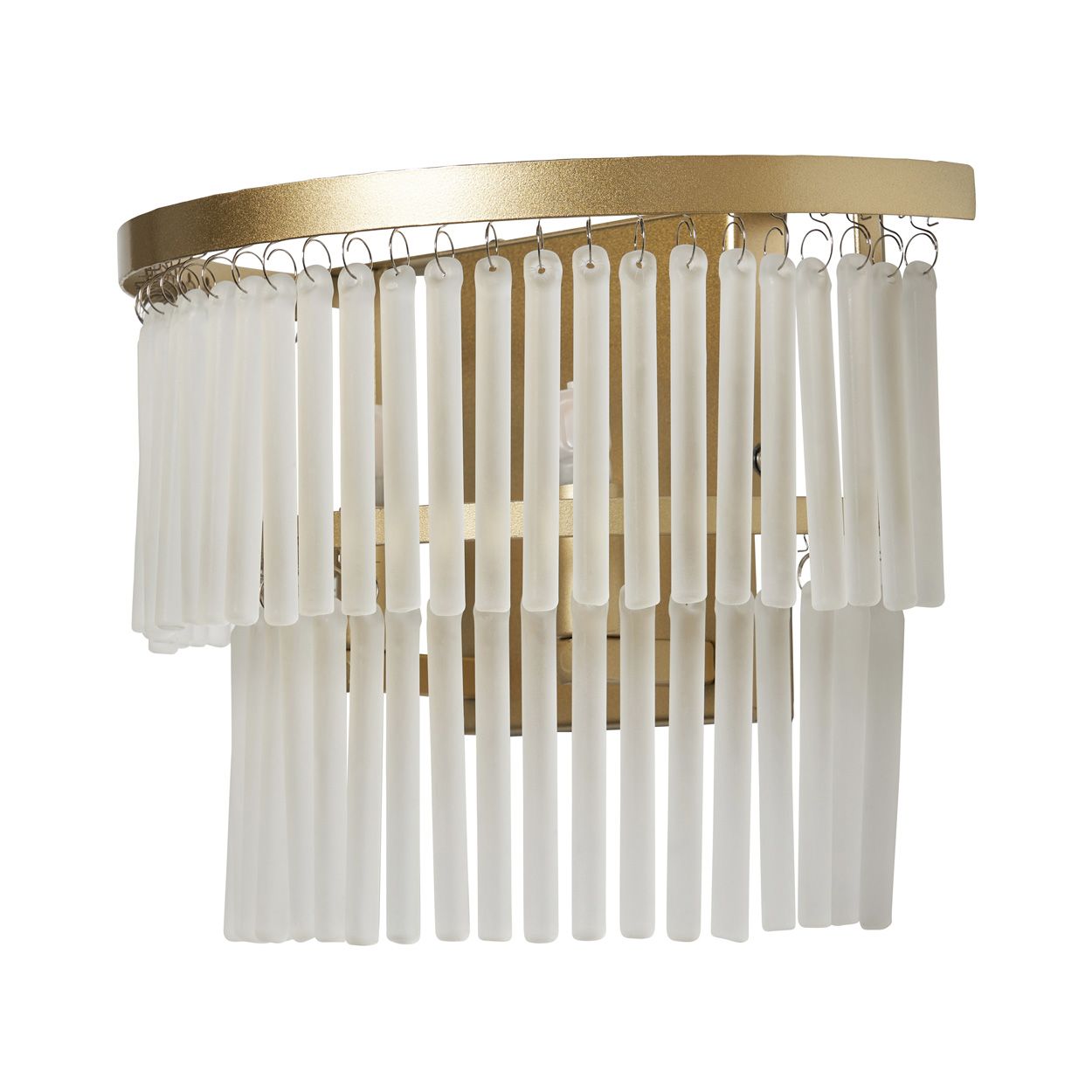 Lupin 2 Tier Wall Light Brass