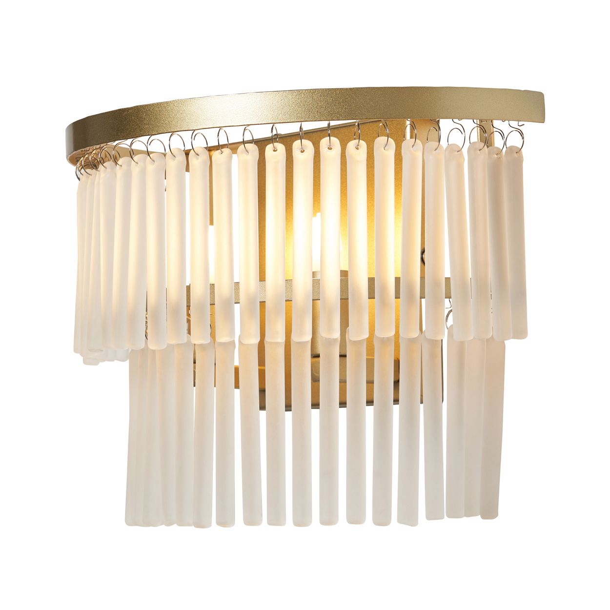 Lupin 2 Tier Wall Light Brass
