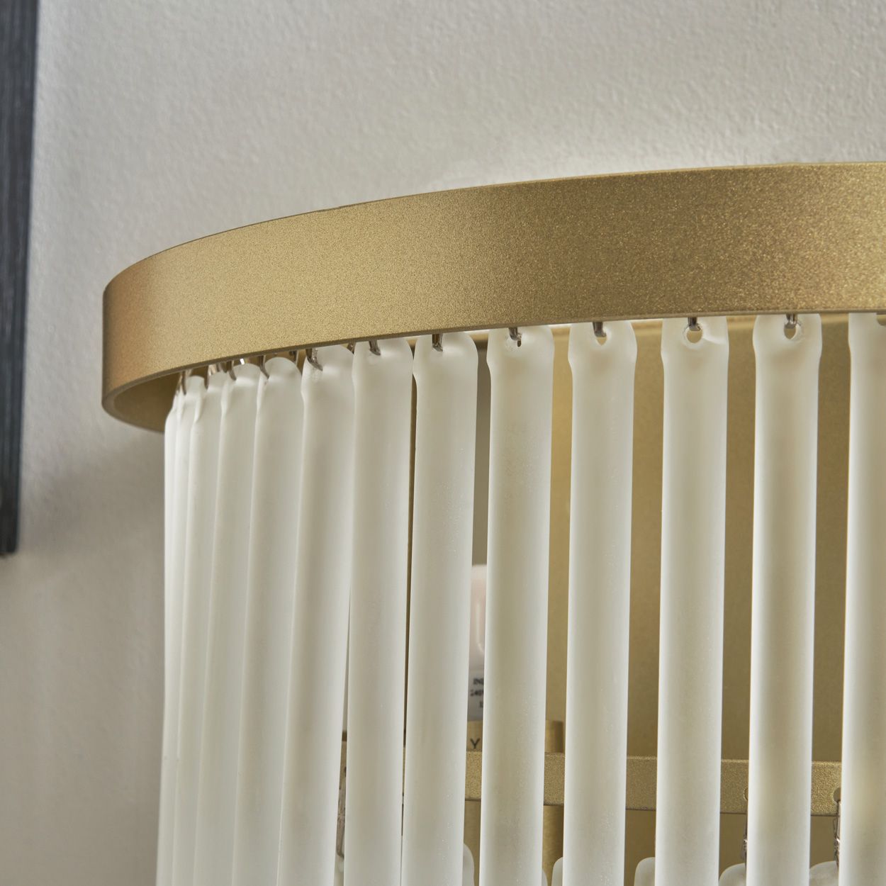 Lupin 2 Tier Wall Light Brass