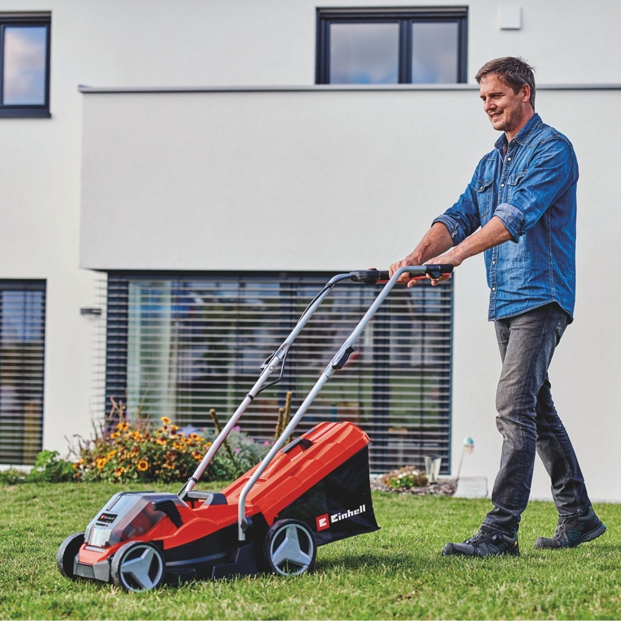 Einhell GE-CM 36/33 Li Cordless Lawn Mower Kit (2x2,5Ah)