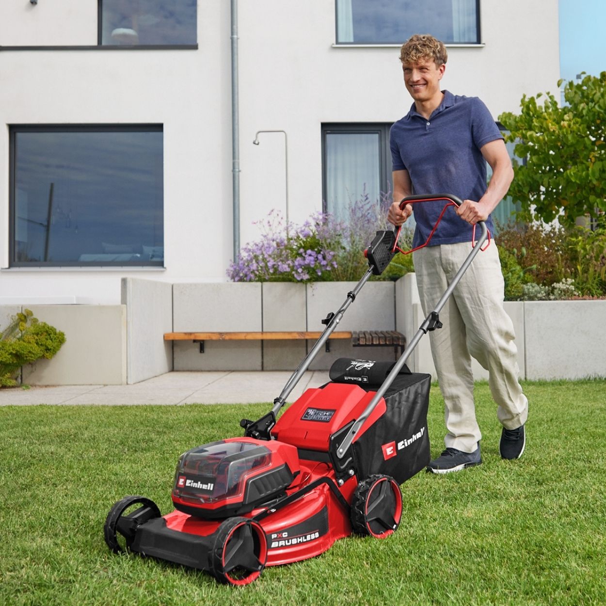 Einhell GC-CM 36/46 S Li BL Cordless Lawn Mower Kit (2x4,0Ah)