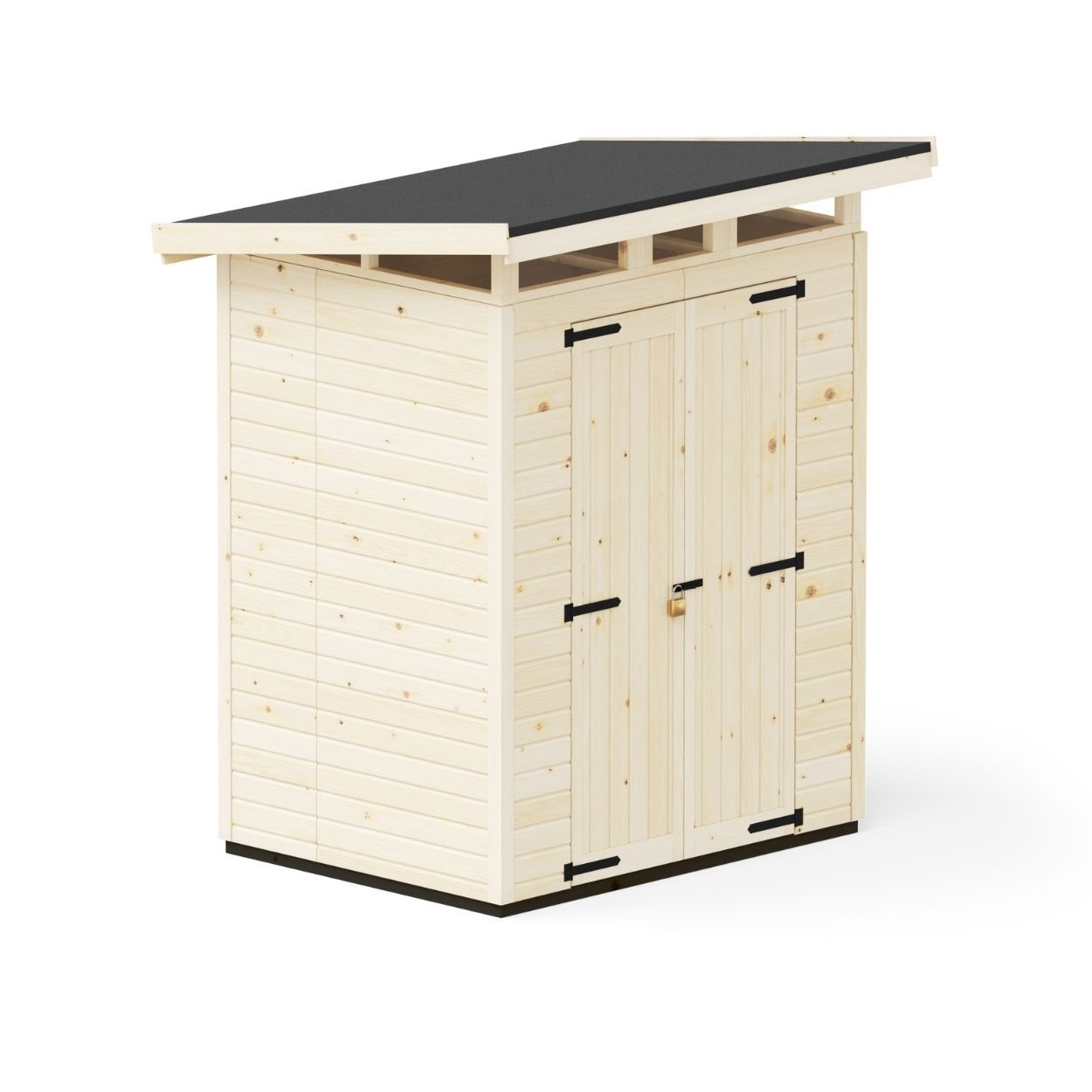 Upyard Strongbox Natural Storage Shed 5ft 3" x 4ft 1"