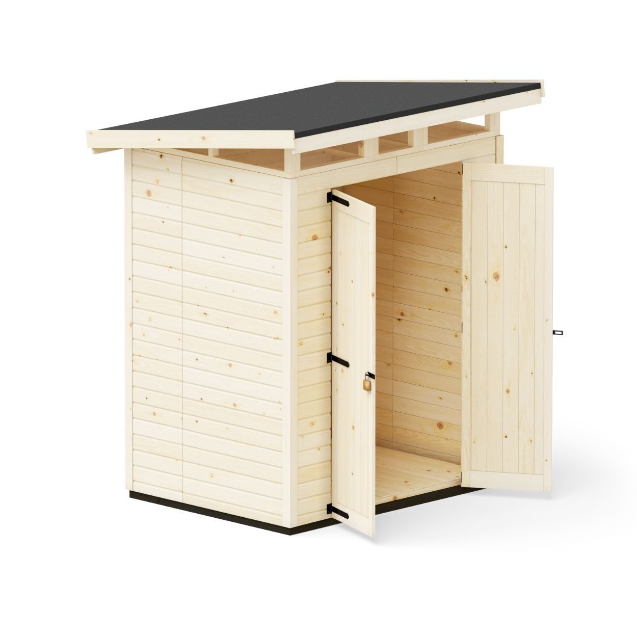 Upyard Strongbox Natural Storage Shed 5ft 3" x 4ft 1"