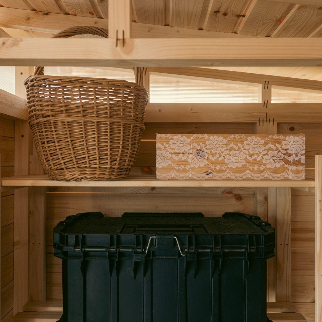 Upyard Strongbox Natural Storage Shed 6ft 6"x 5ft 3"
