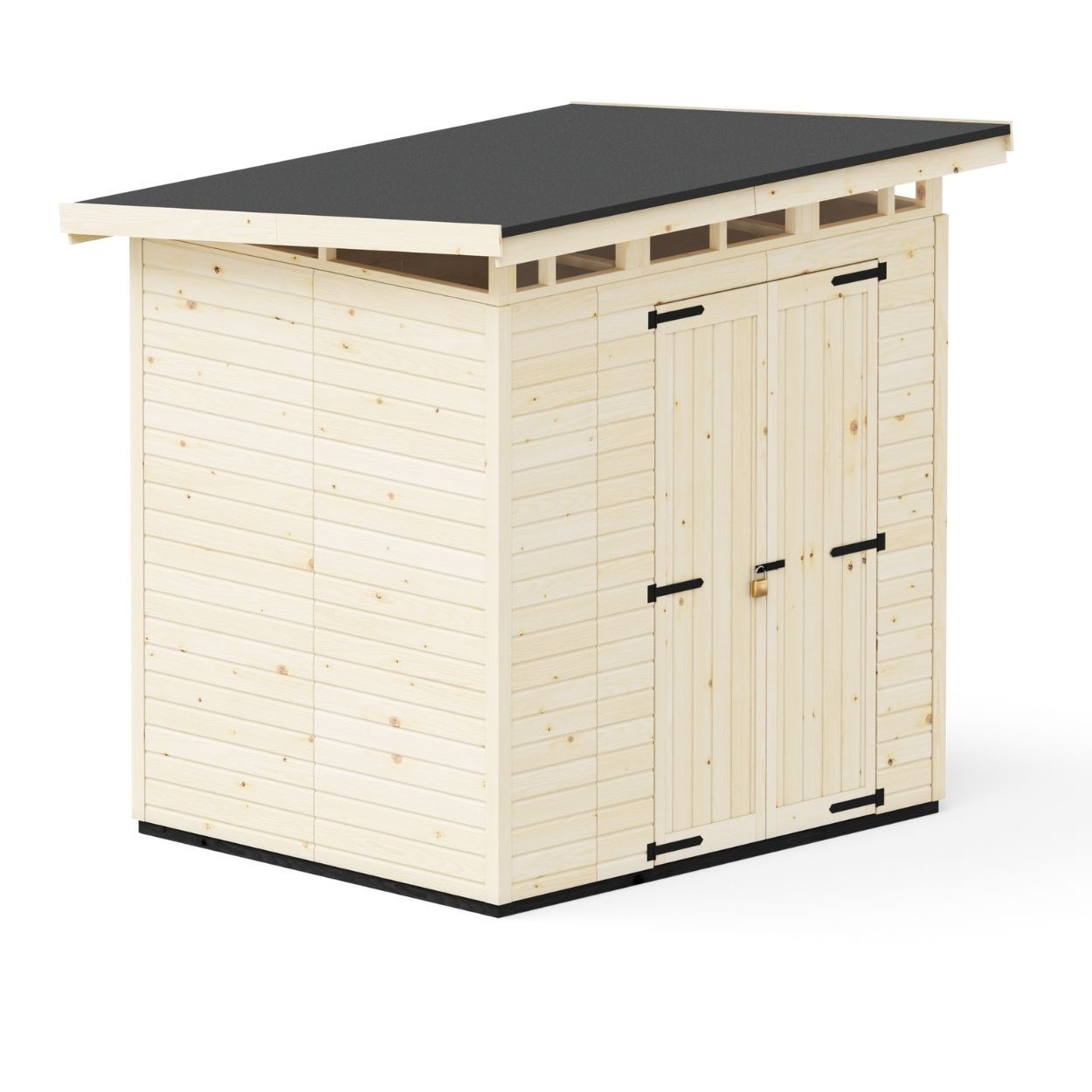 Upyard Strongbox Natural Storage Shed 6ft 6"x 5ft 3"