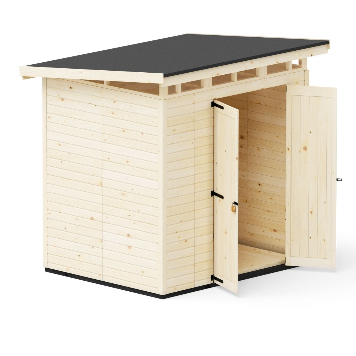 Upyard Strongbox Natural Storage Shed 6ft 6"x 5ft 3"