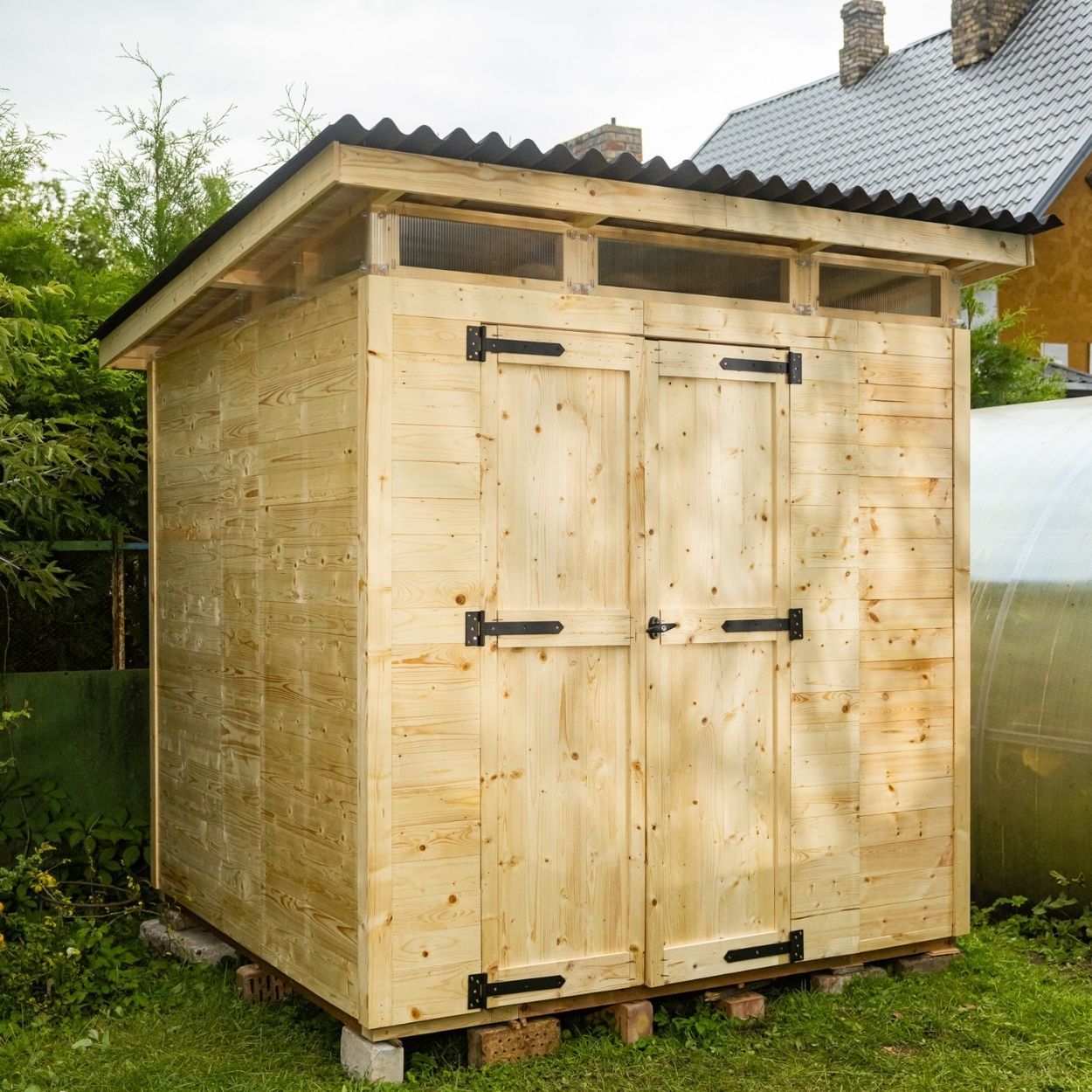 Upyard Strongbox Natural Storage Shed 6ft 6" x 6ft 6"