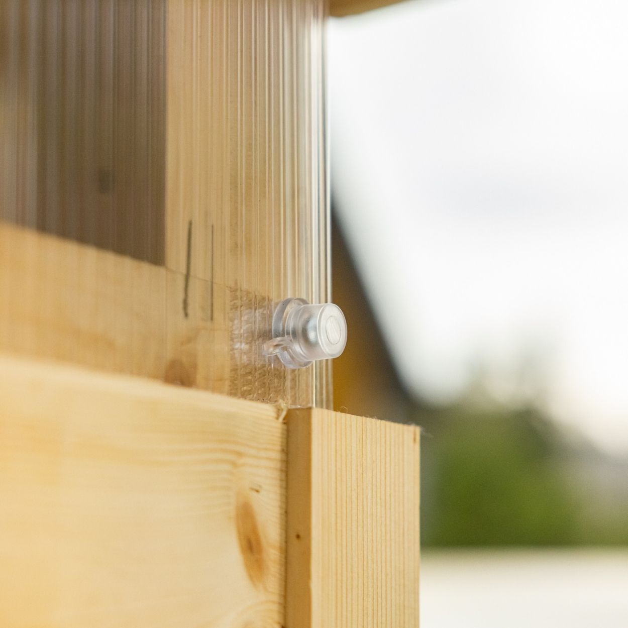 Upyard Strongbox Natural Storage Shed 6ft 6" x 6ft 6"