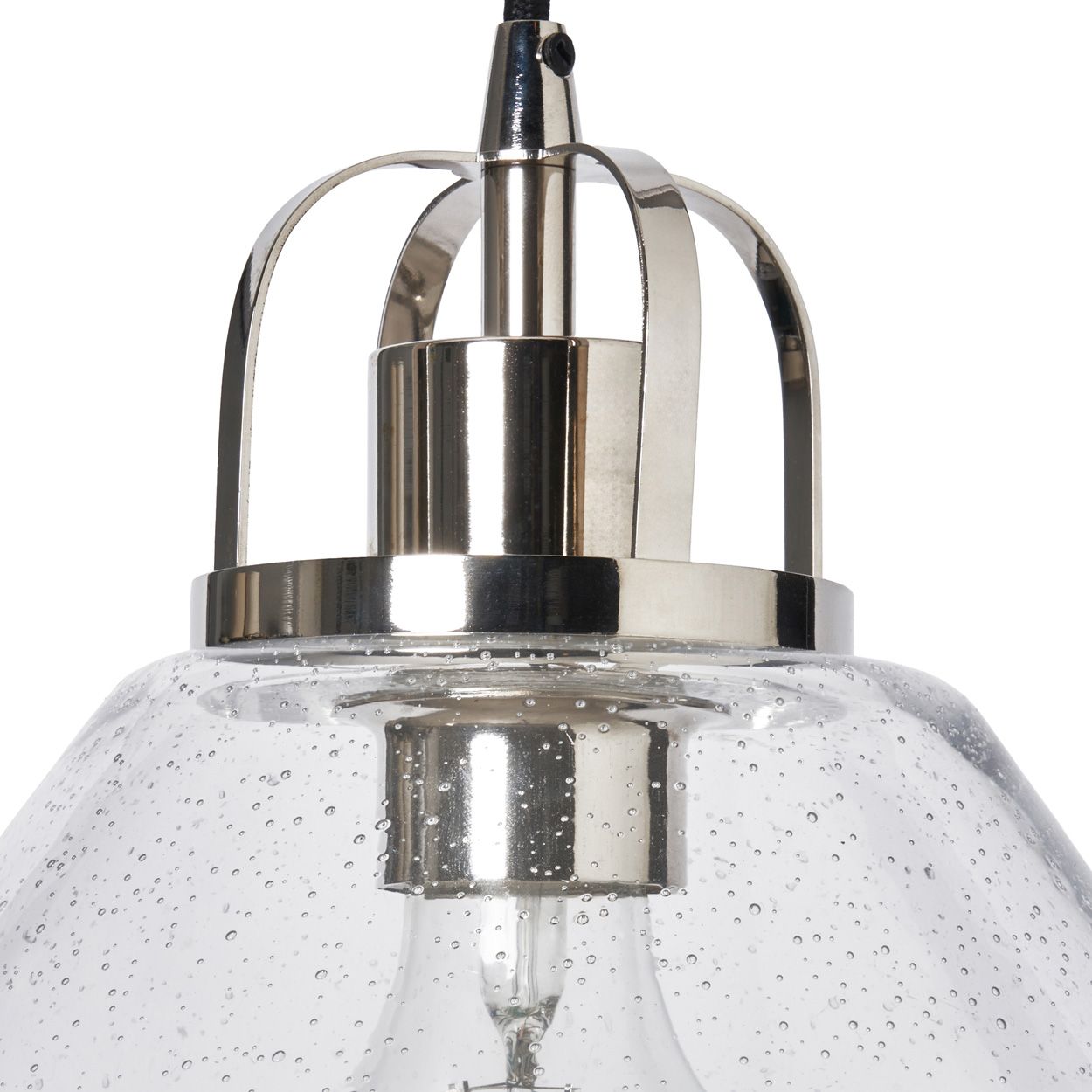 Merrien 1 Light Pendant Polished Nickel