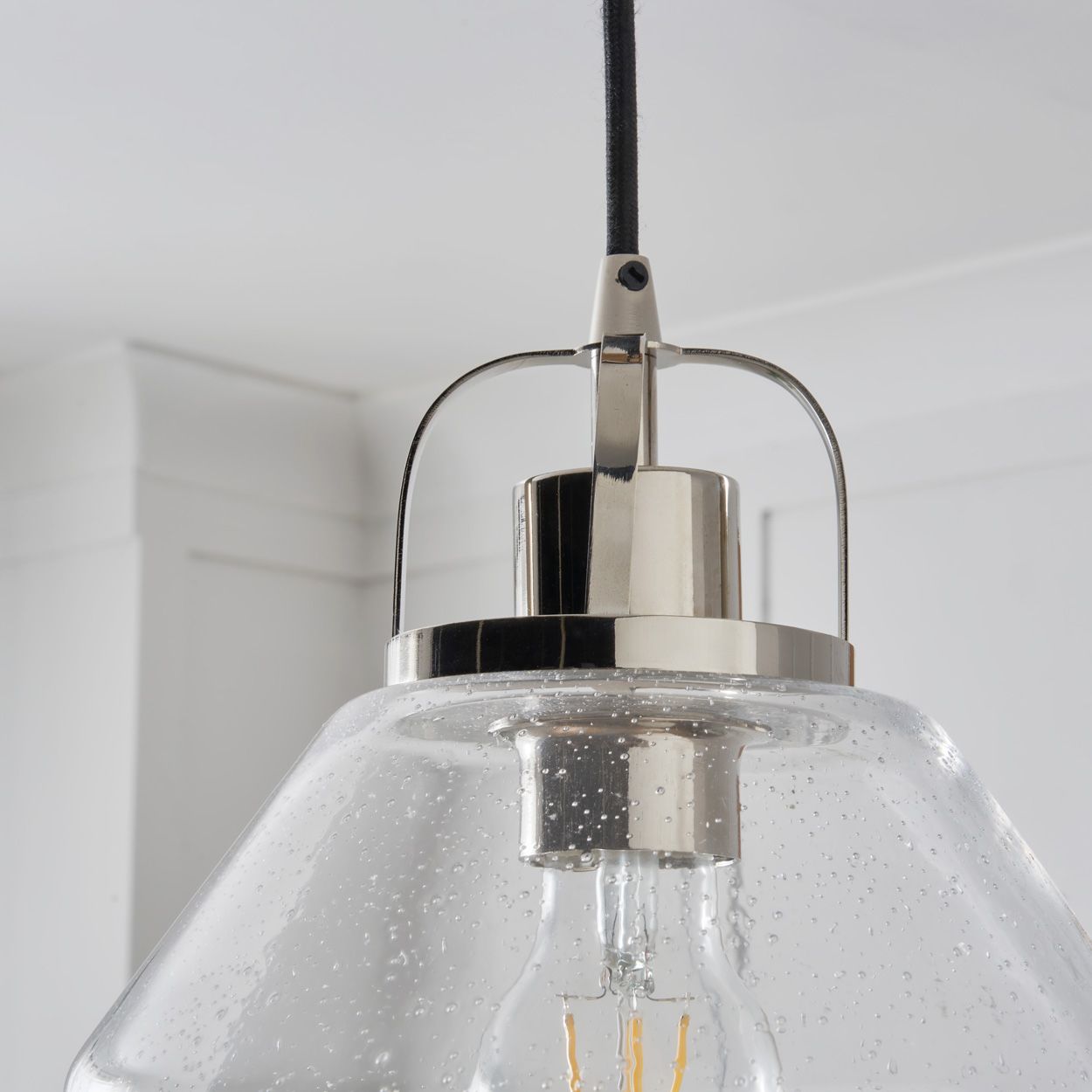 Merrien 1 Light Pendant Polished Nickel