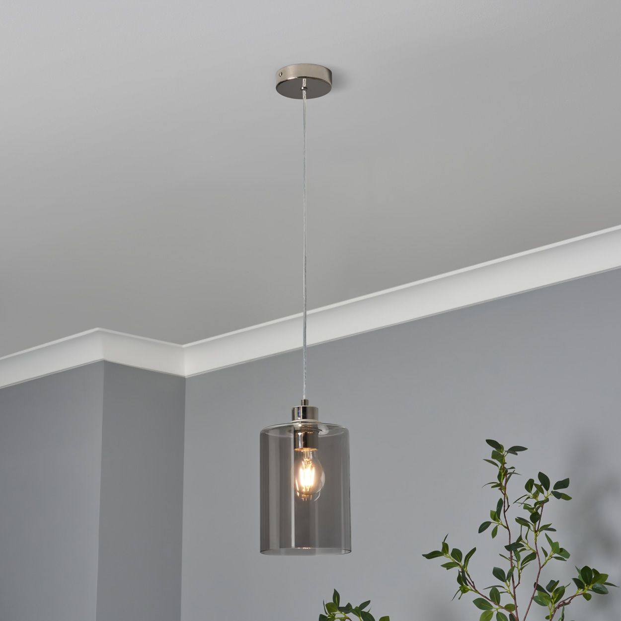 Harber 1 Light Glass Shade Pendant