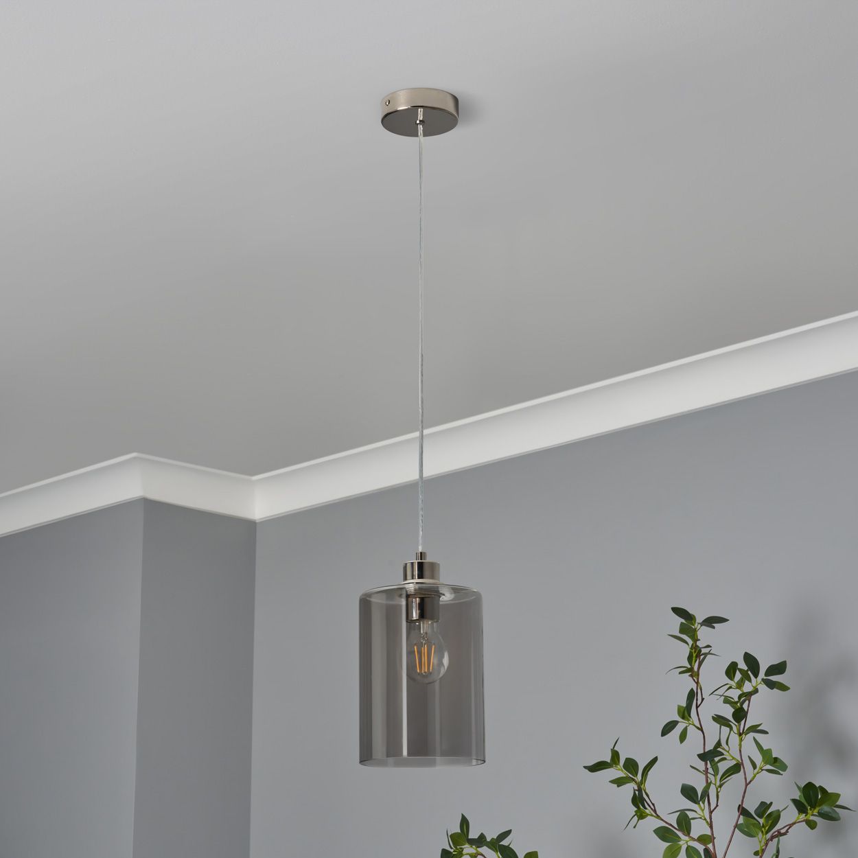 Harber 1 Light Glass Shade Pendant