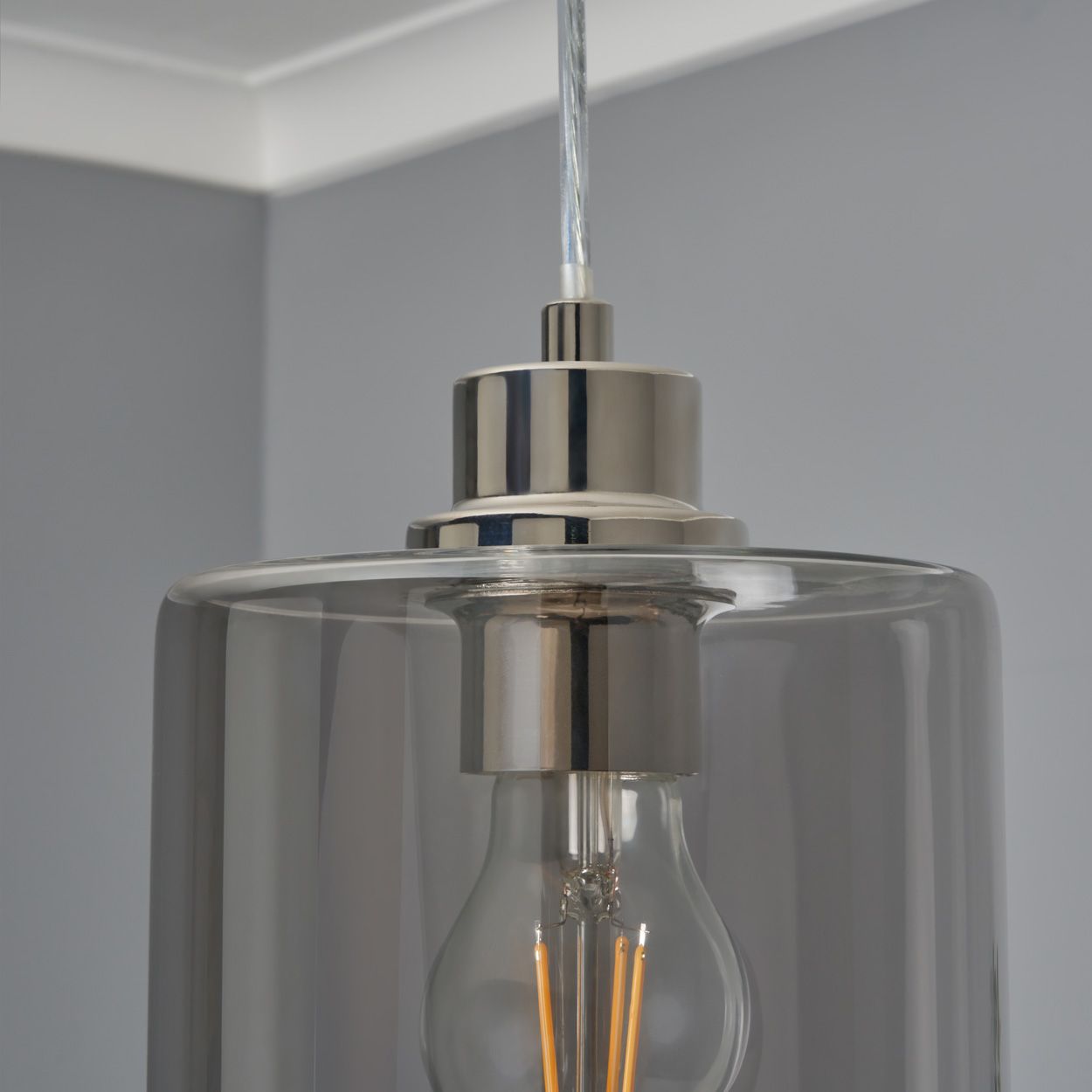Harber 1 Light Glass Shade Pendant
