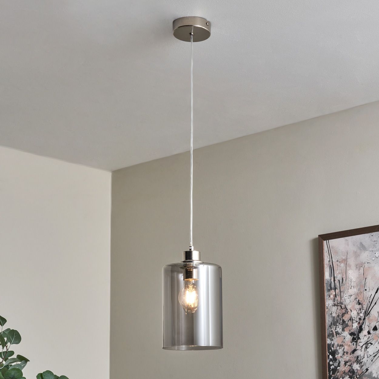 Harber 1 Light Glass Shade Pendant