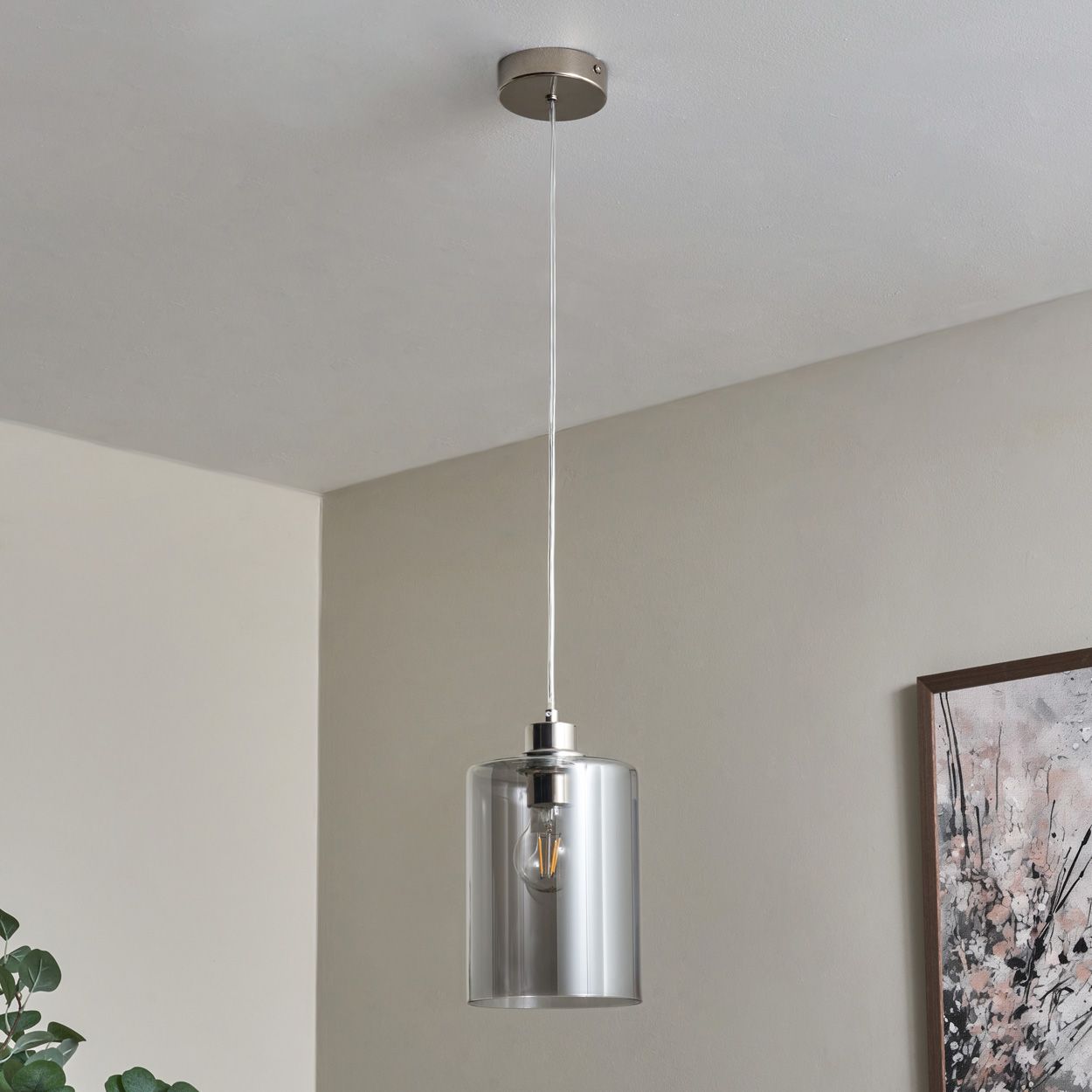 Harber 1 Light Glass Shade Pendant