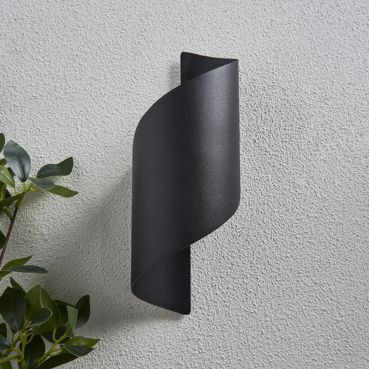 Marple 10W Led Coil Wall Light Black