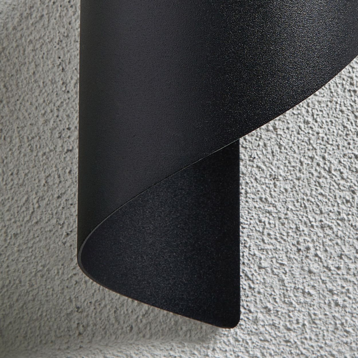 Marple 10W Led Coil Wall Light Black