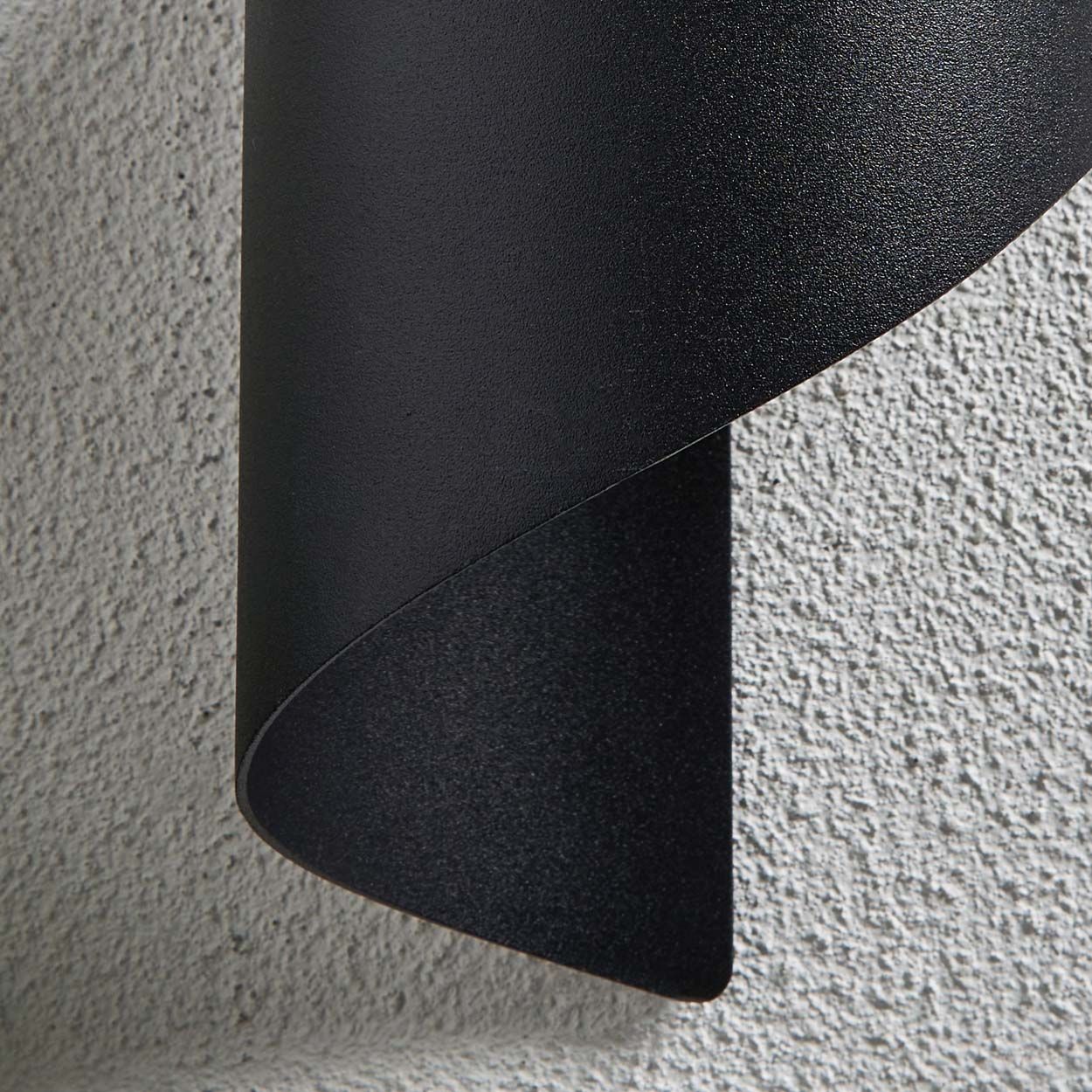 Marple 10W Led Coil Wall Light Black