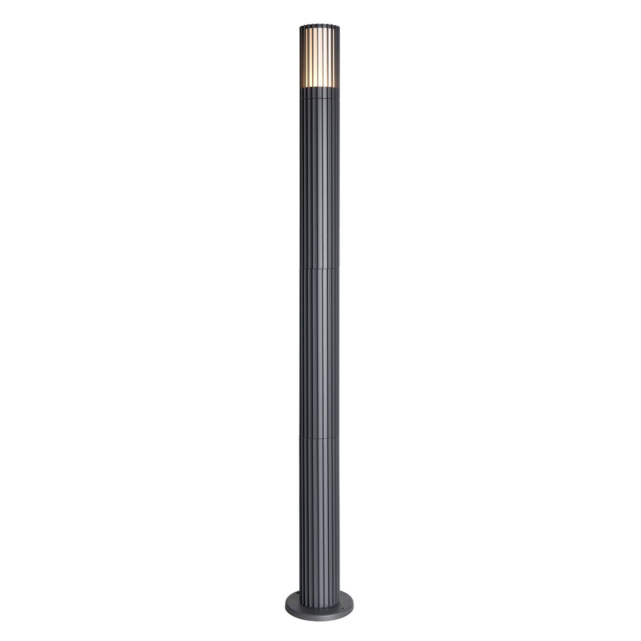 Sandlow 1 Light Gu10 Adj Post Light Ip44 Anth