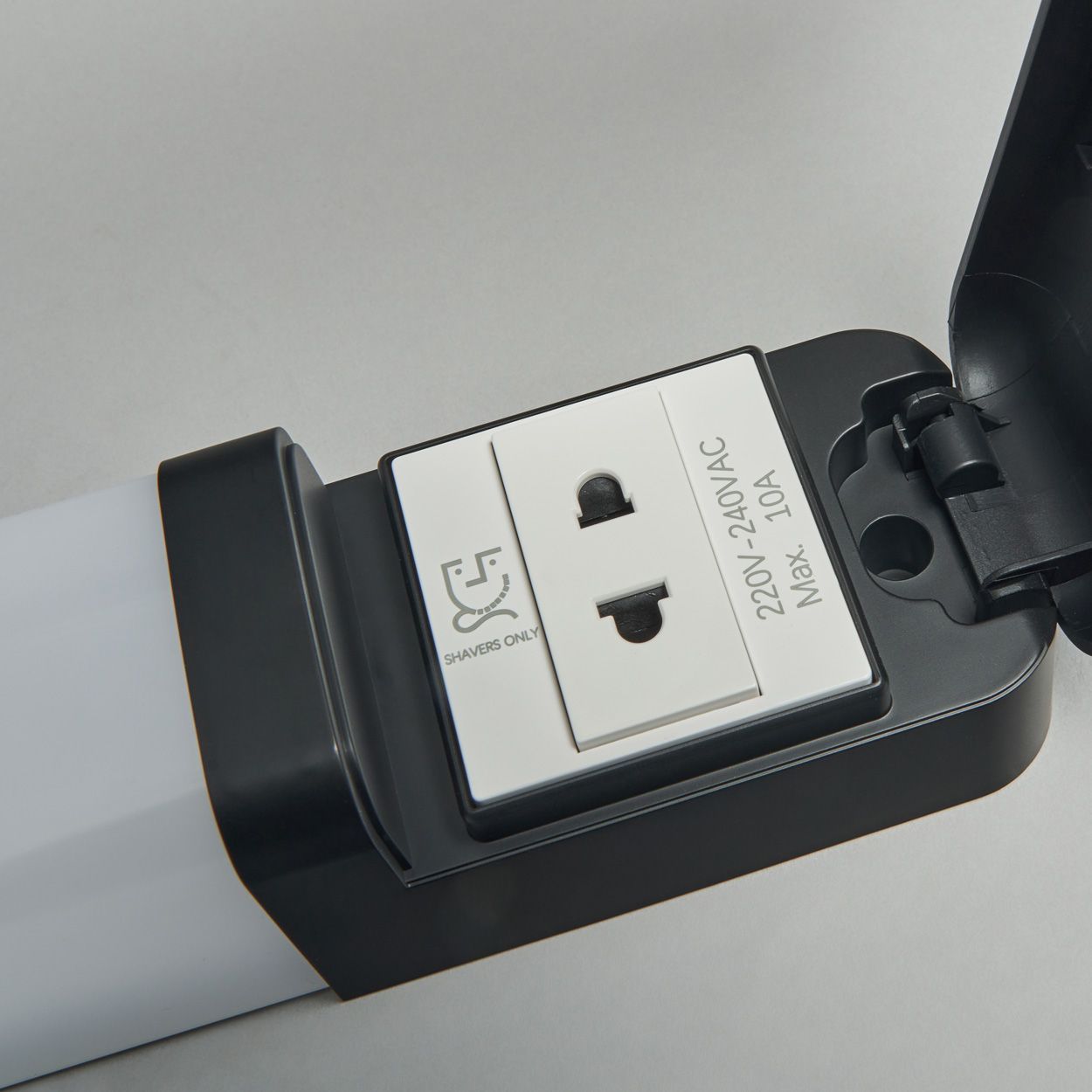 Scalo Shaver Light Ip44 Black