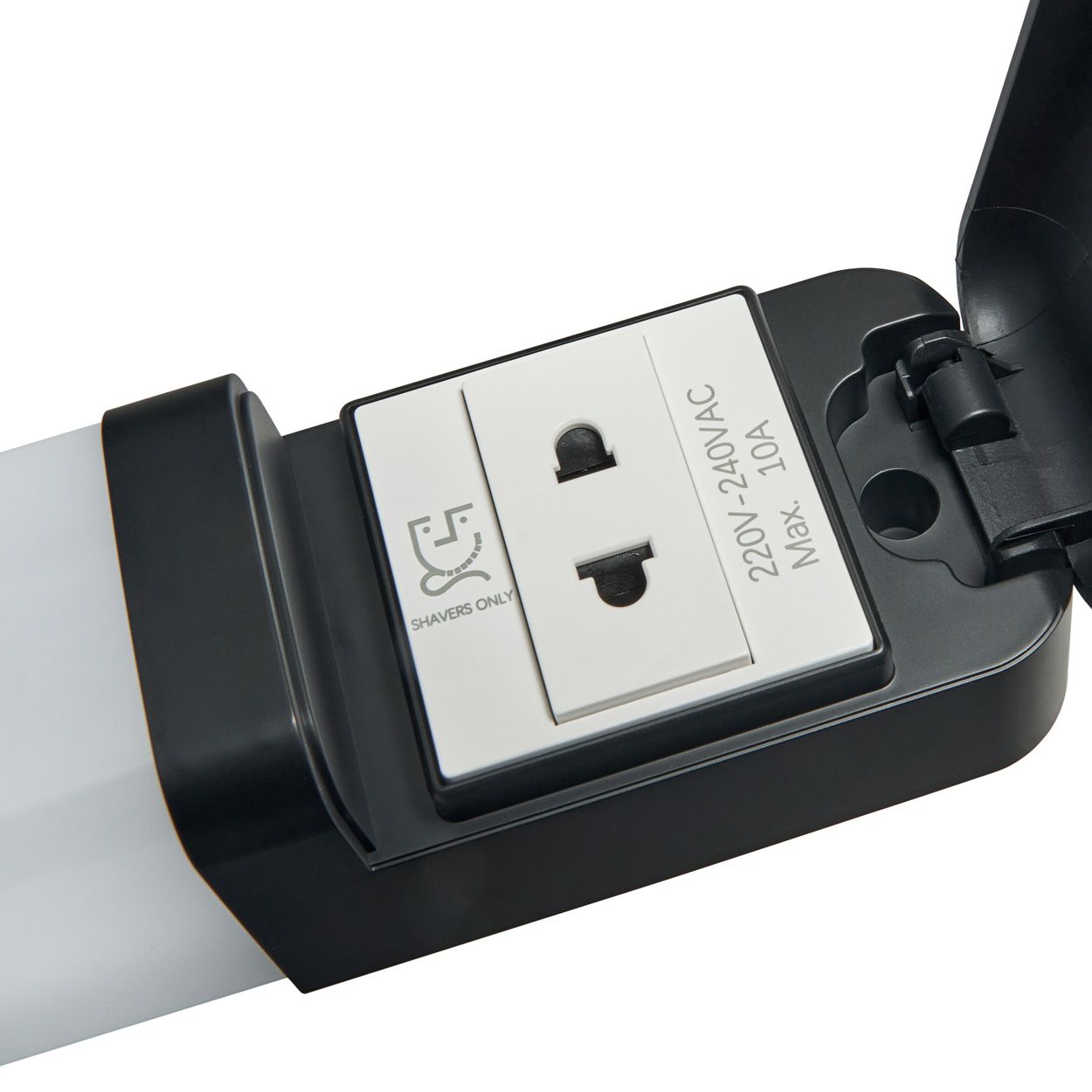 Scalo Shaver Light Ip44 Black