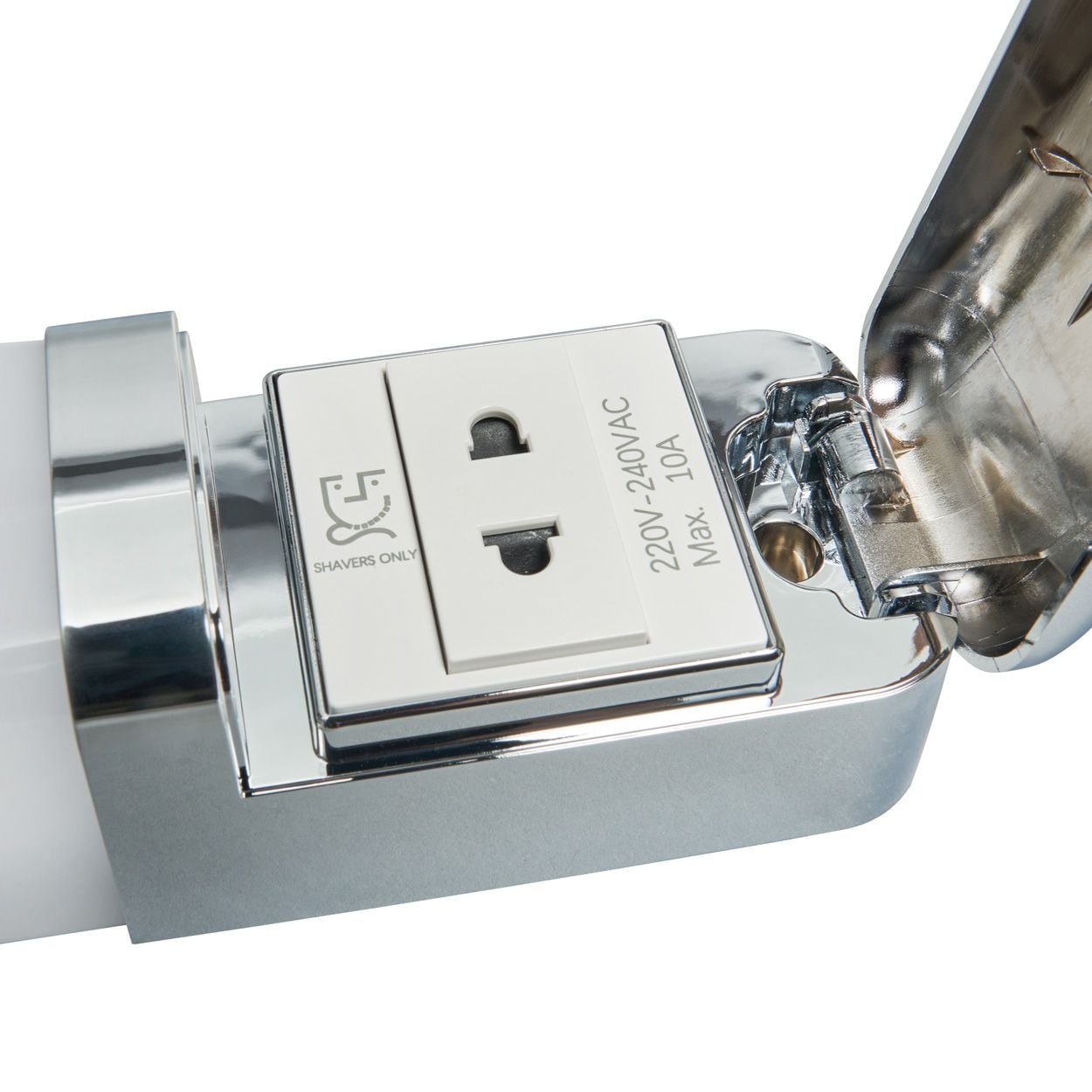 Scalo Shaver Light Ip44 Silver