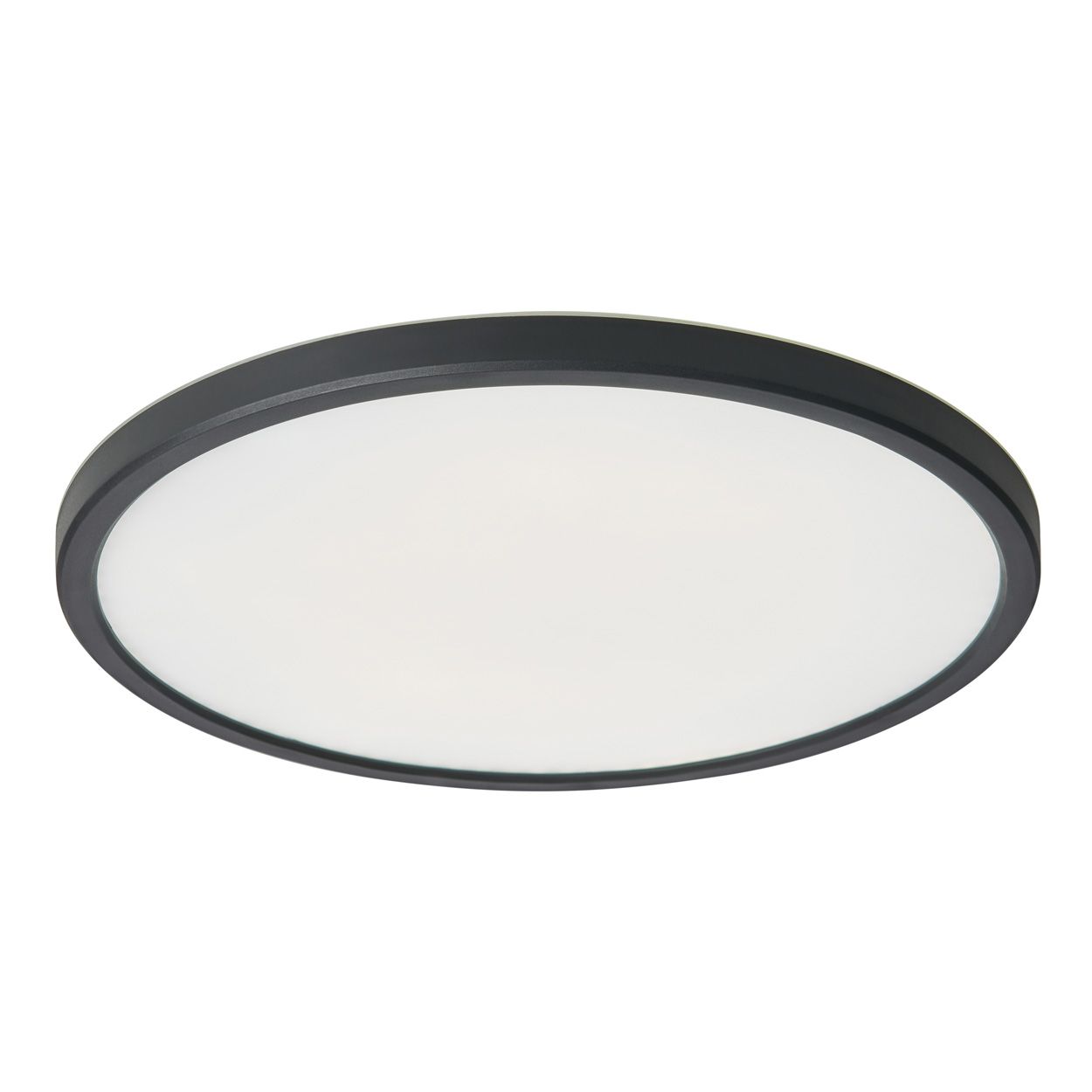 Savio Slim Led Flush 3 X Cct Ip44 Matt Black