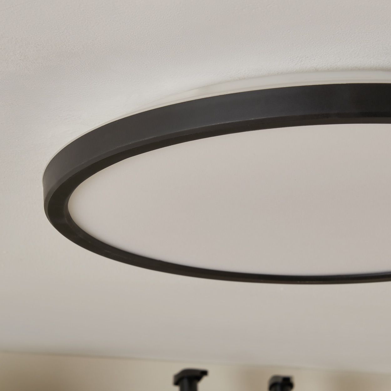 Savio Slim Led Flush 3 X Cct Ip44 Matt Black