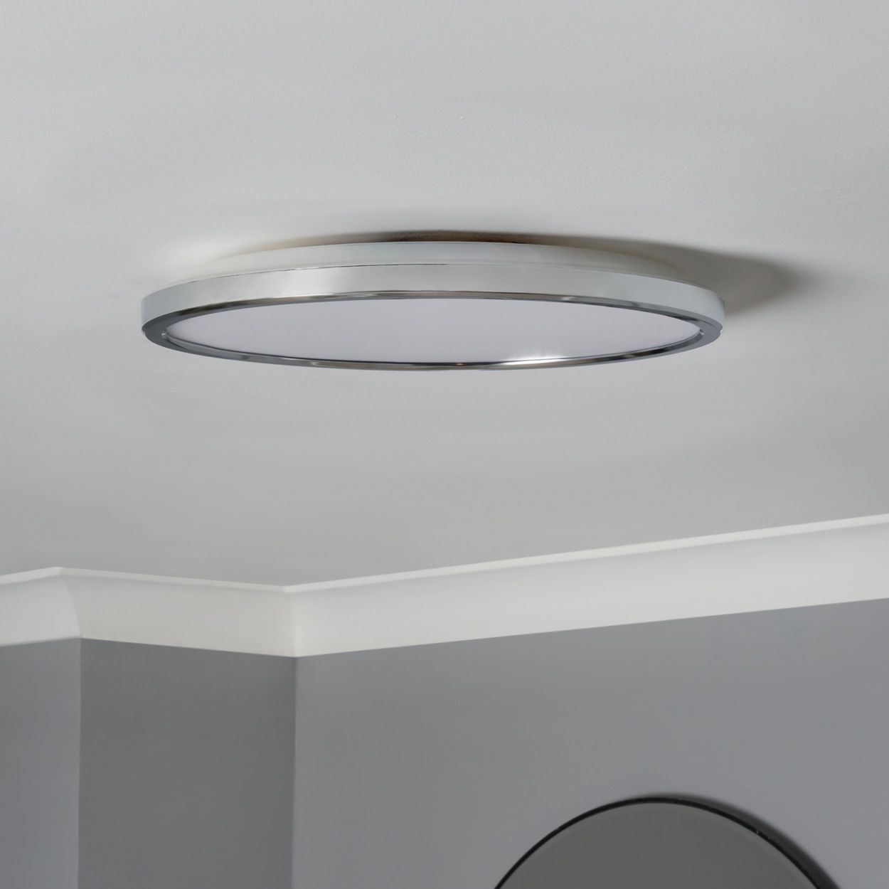 Savio Slim Led Flush 3 X Cct Ip44 Chrome
