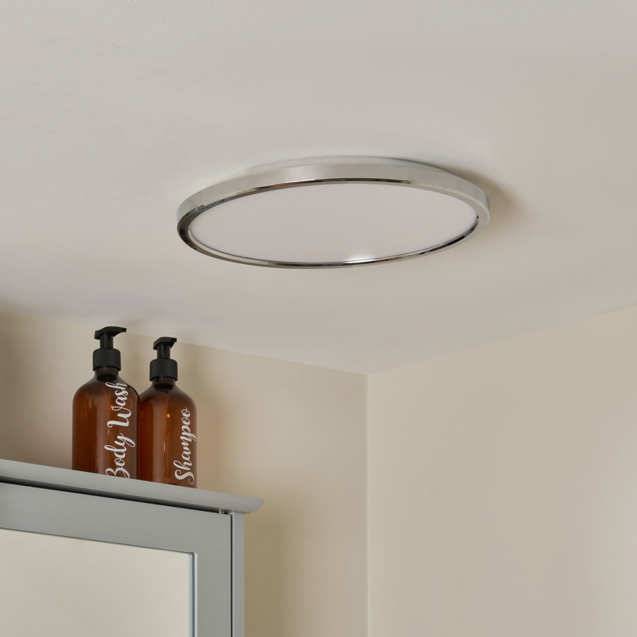 Savio Slim Led Flush 3 X Cct Ip44 Chrome