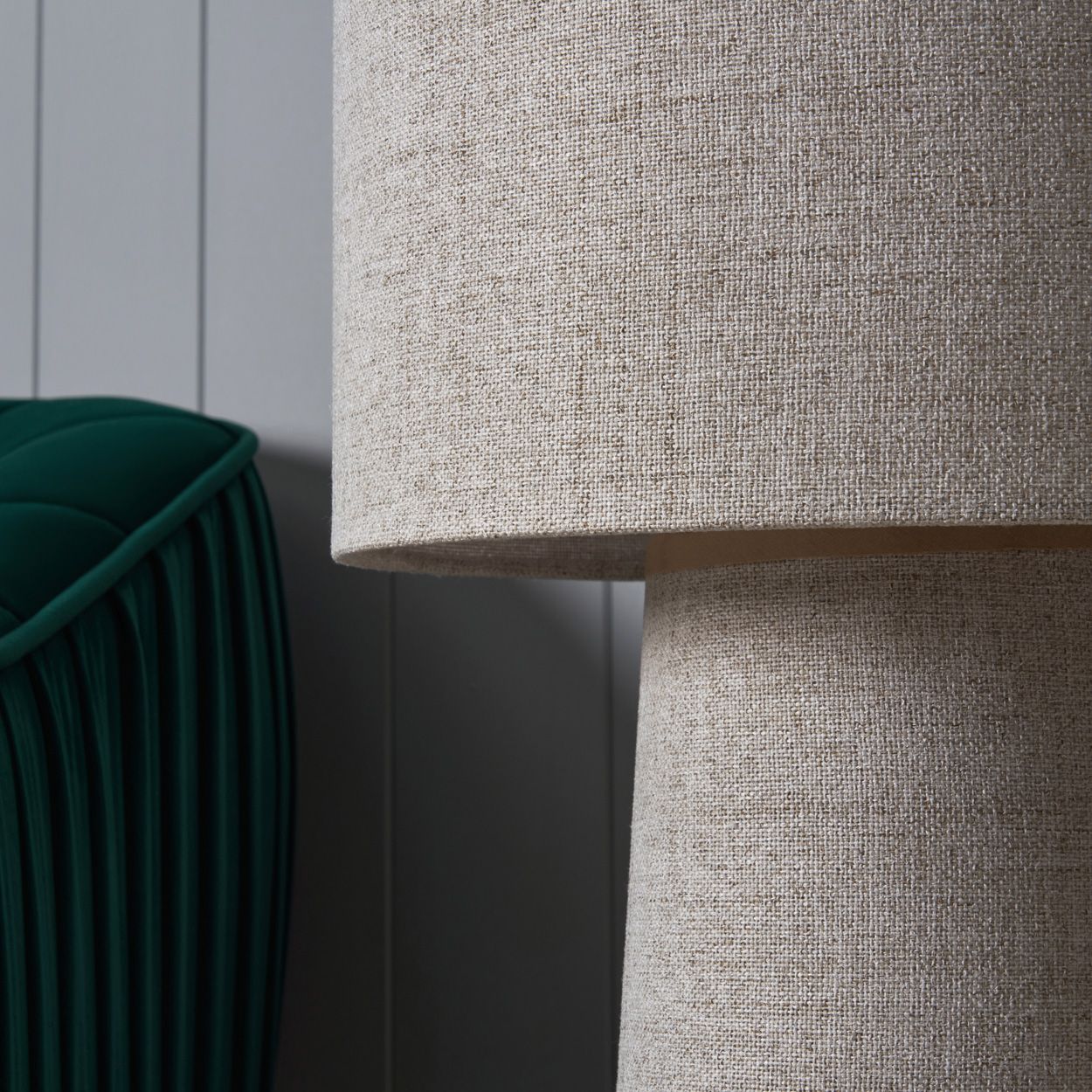 Canillo White Metal Floor Lamp