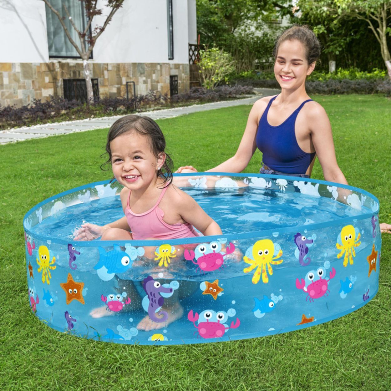 Bestway 48 x 10 Inch Aquatic Fill 'N Fun Pool