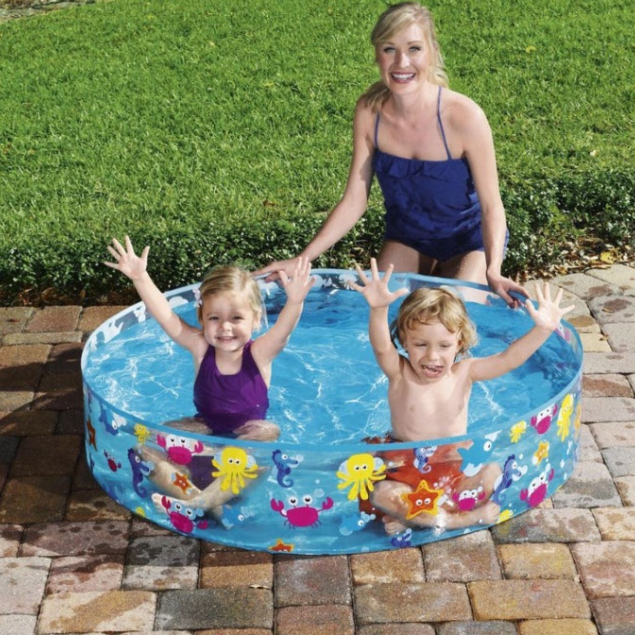 Bestway 48 x 10 Inch Aquatic Fill 'N Fun Pool