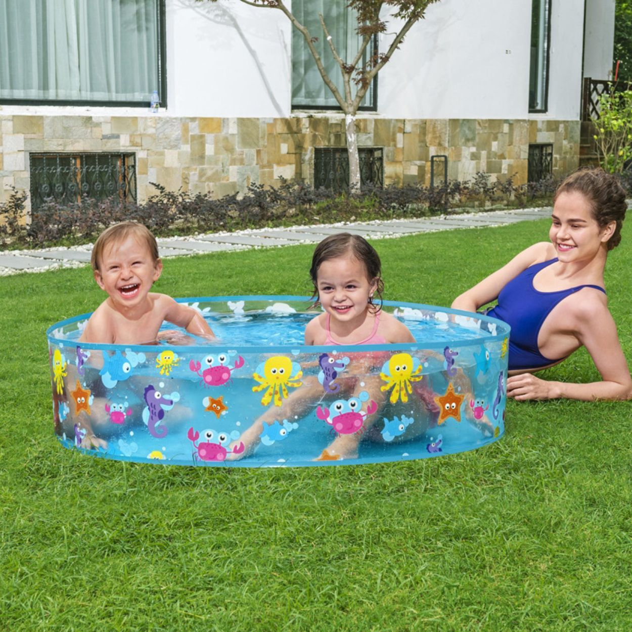 Bestway 48 x 10 Inch Aquatic Fill 'N Fun Pool