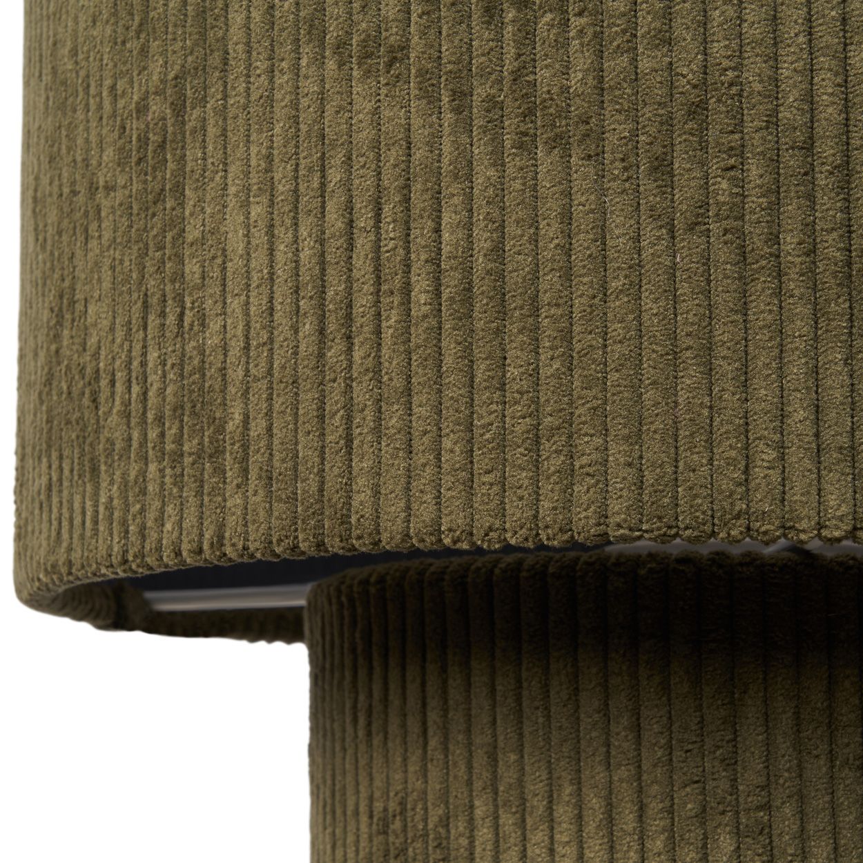 Glodwick Corduroy Table Lamp Forest Green