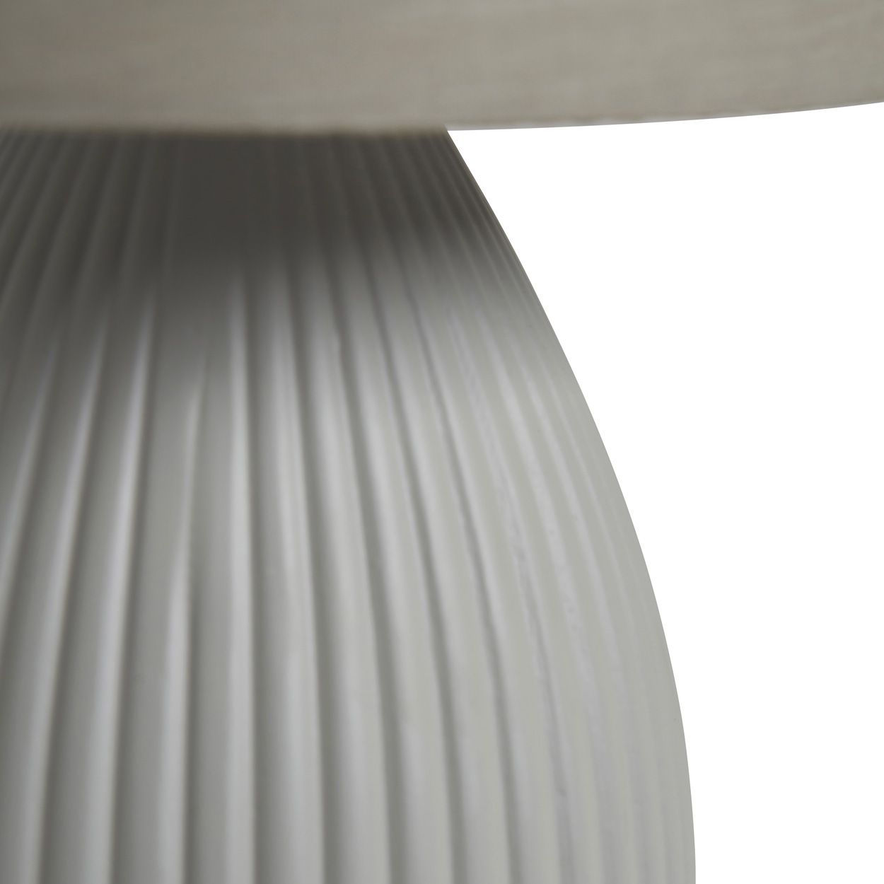 Delph Ceramic Table Lamp Light Grey