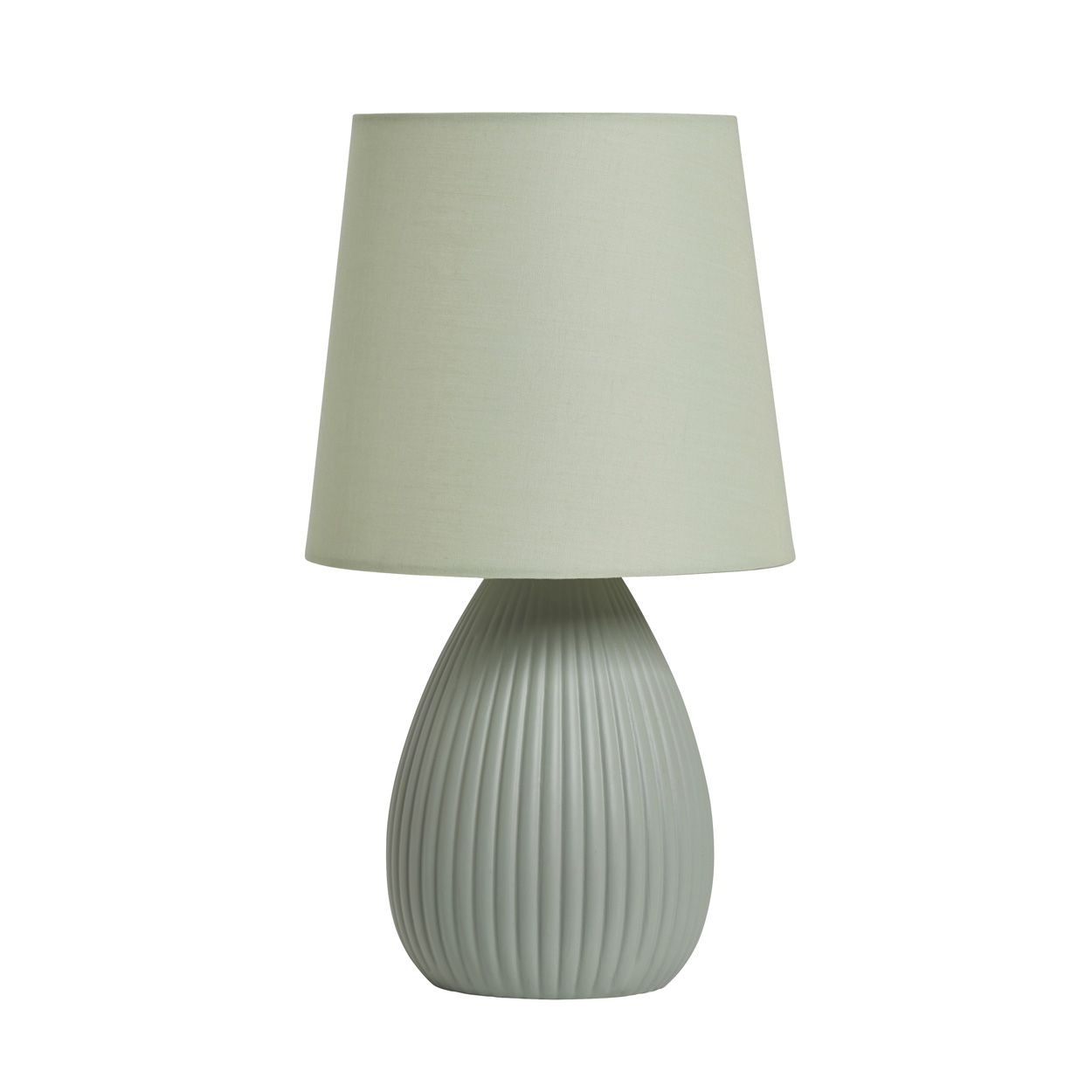 Delph Ceramic Table Lamp Mossy Green