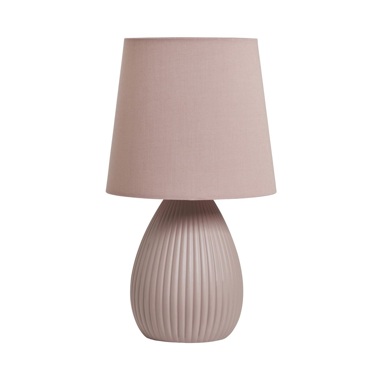 Delph Ceramic Table Lamp Dusty Pink