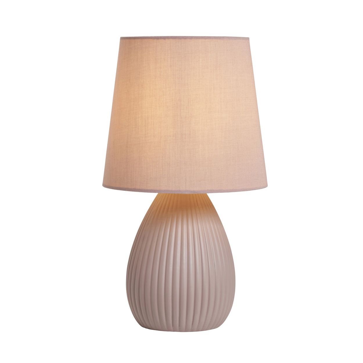 Delph Ceramic Table Lamp Dusty Pink